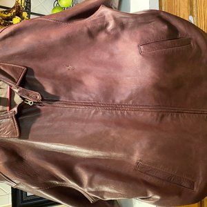 Polo by Ralph Lauren Leather Jacket (Brown)